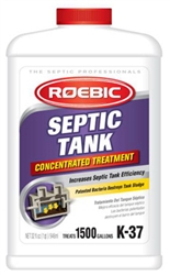 Roebic, K-37-Q-12, 2 LB 2 QT, Septic Tank Treatment, Septic Tank & Cesspool Chemicals