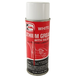 KEL 57400 White Lithium Grease With Silicone 11.5oz All Purpose Lubricant