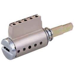 Mul-T-Lock, KIKARM-26D, Key In Knobe Cylinder- Satin Chrome For Knobe & Lever Replacement, HIGH SECURITY, 006 KEYWAY