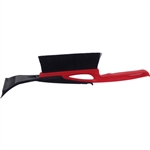 Tuff Stuff, LGT52861, 16" Regular Reach Snow Brush With 3-1/2" ABS Removable Ice Scraper Head And Strong Plastic Handle