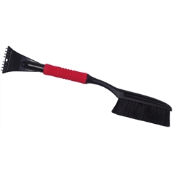 Tuff Stuff, LGT52863, 25" Snow Brush With 4" ABS Ice Scraper And Soft Cushion Grip Strong Plastic Handle