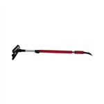 Tuff Stuff, LGT52865, Extends From 41" To 60" Super Telescopic Snow Broom Brush/Squeegee Combo With 4" Removable Ice Scraper, Soft Insulated Cushion Grip, Swivel Head