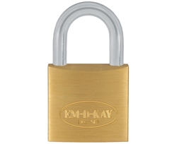 Em-D-Kay 100 3/4" Body Solid Brass Padlock With 1/2" Shackle And M2 Keyway