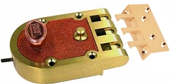 Em-D-Kay (Segal 466, SE 14325, SE 14326 Like) Solid Bronze Jimmy Proof Automatic Deadlocking Slam Lock Interlocking Deadbolt Single Cylinder Lock Set with Automatic Relocking Angle Strike, Bronze (US10)