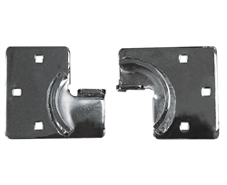 Em-D-Kay 700 Chrome Round Shackless Steel Padlock Heavy Duty Security Hasp For 2010 American Lock A2000 Hockey Puck Lock