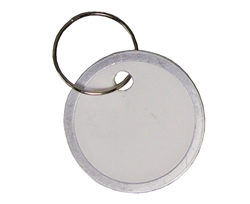 Em-D-Kay PA-TAGS 1-1/4" Diameter Paper With Metal Rim Round Key Tags - 50 PK