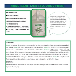 Santec Cleaning Products CN-PROTECT 128 OZ Gallon Hand Sanitizer Anti Microbial Alcohol Free