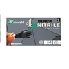 Emerald 4X Black 4 mil Nitrile Powder-Free Glove - Medium