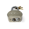 Premier Lock (Like American Lock 701) GAP02 Solid Steel 2-1/2" Wide Hardened Steel Long Shackle Padlock With 2" Verticle Shackle Clearance