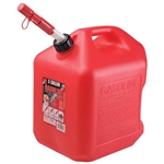 Midwest Can 5610 Red 5 Gallon Plastic EPA/CARB Gas Can