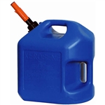 Midwest Can 7610 Blue 5 Gallon PLAS EPA/CARB Kerosene Can