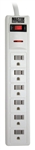 Prime Wire & Cable Master Electrician, ME902126, White, 6 Outlet, 1000 Joule Surge Protector, With Extra Long 15' Cord