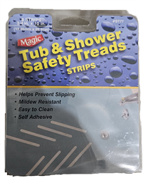Magic ST77 Safety Walk Bathtub Strip 3/4" x 10", 8 Strips Per Pack Anti Slip Tread