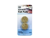 My Helper, MH9002, 6 Pieces, Beige, 1-1/4" Self Adhesive Round Felt Pad Glides Protects Floors
