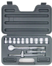 Master Mechanic 561983, 30 Piece 3/8" & 1/4" DRIVE Mechanic Socket Set