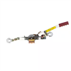 Maasdam 144S-6, 2,000 lb. 1-Ton Capacity 12 ft. Max Lift 15:1 Leverage Winch Puller Come Along Tool with 12 ft. of Cable Included