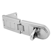 Master Lock 720D 6-1/4 Inch (16cm) Long Zinc Plated Hardened Steel Flexible Single Hinge Hasp