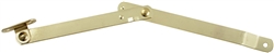 National, N208-629, 9-3/4", Bright Brass, Right Handed Folding Support