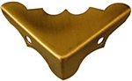 National, N213-462, 4 Pack, 9/16" x 1-1/4", Antique Brass Finish, Solid Brass Corner