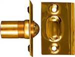 National N216-150 Polished Brass 1-1/16" x 2-1/8" Ball Catch