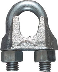 National, N248-328, 1/2", Zinc Wire Cable Clamp