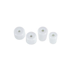 National, N344-960, 8 Pack, White, Rubber Door Stop Tip, Replacement For Heavy Duty Rigid Door Stop