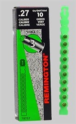 Remington Desa 78757, 100 Pack .27 Caliber Green Strip Load #3