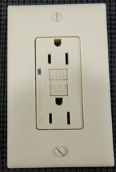 Pass & Seymour 1594-ICC10, 15A 125V Ivory 2 Pole, 3 Wire Grounding, Premium GFCI Outlet