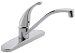 Delta Peerless, P188200LF, Chrome Finish, Single Lever Handle, 3 Hole, Kitchen Faucet