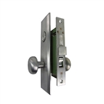 Guard Security Metro Version (Marks 114A/26D Like) P8888LAKSC Left Hand Satin Chrome 26D Apartment Mortise Entry Lockset, self-Adjusting spindles with Screwless Knobs Thru Bolted Lock Set