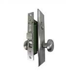 Guard Security Metro Version (Marks 114A/26D Like) P8888RAKSC Right Hand Satin Chrome 26D Apartment Mortise Entry Lockset, self-Adjusting spindles with Screwless Knobs Thru Bolted Lock Set