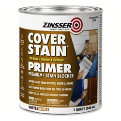 Zinsser 3554 Quart 32 OZ, White Cover Stain, Gallon, Primer & Sealer
