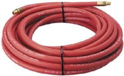 Campbell Hausfeld 50' x 3/8" Heavy Duty Rubber Air Hose with 1/4" NPT(M) Fittings