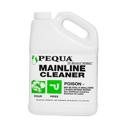 PEQUA INDUSTRIES P-128 Pequa 1 Gallon Mainline Pipe Cleaner Industrial Strength