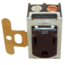 Pass & Seymour 1332 Brown 15A 125V Despard Outlet Receptacle, 3 Wire Grounded