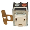 Pass & Seymour 1532 White 15A 125V Despard Outlet Receptacle, 3 Wire Grounded