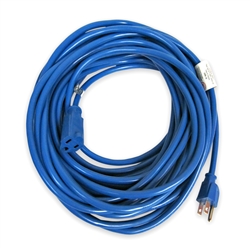 Power Cords & Cables PCC, PCC-13625, 25', 16/3 SJTW-A, Blue Extension Cord, Premium All Weather