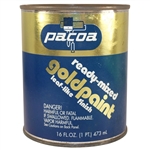 Pacoa, PGP16, 1 Pint, Ready Mixed Gold Paint, Brilliant Gold Leaf Finish