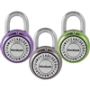 WordLock DELUXE PL-095-A1, Assorted Colors, Text Lock Combination Dial Padlock, FEATURES DETENT MECHANISM Click-Dial ensures accuracy, 1 Piece