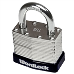 Wordlock PL-117-A1 Match Key Laminated Warded Padlock 1 Assorted Color Per Order (Blue, Green & Red)