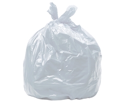 Poly-pak Industries 33340 1.25 MIL 33 Gallon Clear Recycling Garbage Trash Bags 33"X40", 40 COUNT