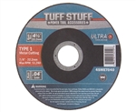 Tuff Stuff 45MET040, 4-1/2" x .040" x 7/8", Arbor Type 1 Ultra Thin Metal Cutting Wheel Blade