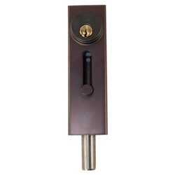 Progressive Hardware R1000 DU Duronodic Drop Bolt Lock for Revolving Doors and Other Applications