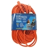 Bright Way R3100 Heavy Duty 100' 12/3 Safety Orange Extension Cord 02 Standard Indoor/Outdoor Cord