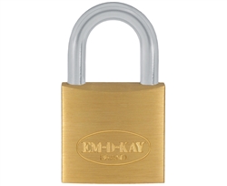 Em-D-Kay 300 1-1/4" Body Solid Brass Padlock With 3/4" Shackle