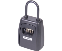 Em-D-Kay 3301 Set Your Own Resettable Combination Portable Key Safe Lock Box With Shackle 4 Dial