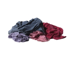 Wipe-Tex EZCP-16OZ 1 LB. Bag Recycled Color Polo Rags