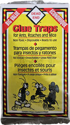DEAD END 4872 Mouse Glue Traps, Disposable Board - 4 Pack