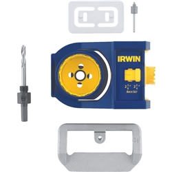IRWIN 3111002 7-Piece Bi-metal Hole Saw Metal & Wood Door Lock Installation Kit
