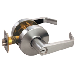 Arrow RL12SR26D-238 Satin Chrome US26D Grade 2 Storeroom RL Series Cylindrical Levers With 2-3/8" Backset